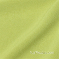Tissu de mode en mousseline de soie teint extensible en polyester lisse